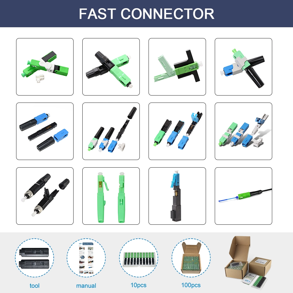 Fiber Optic Field Assembly Sc/APC Connector FTTH Fast Connector