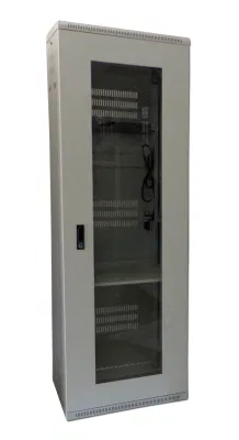 Kaltgewalzter Stahl 42u 600*600*2000mm Netzwerkgehäuse Glasfaser-Netzwerkschrank