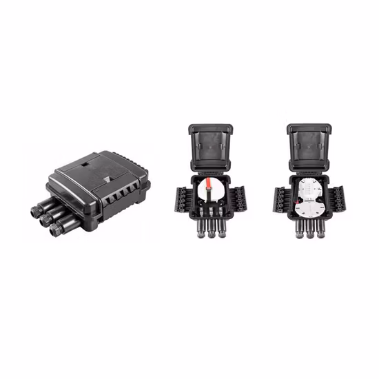 IP68 3 Ports Max. 96 Kerne Halbtyp-Glasfaser-Mechanisches Spleißverschluss-Glasfaserkabel-Verbindungsgehäuse